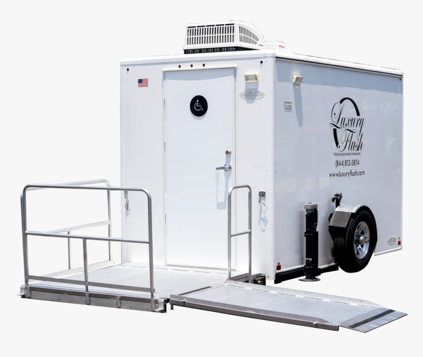 Ada Single Portable Restroom Trailer Nice Porta Potty - Trailer, HD Png Download