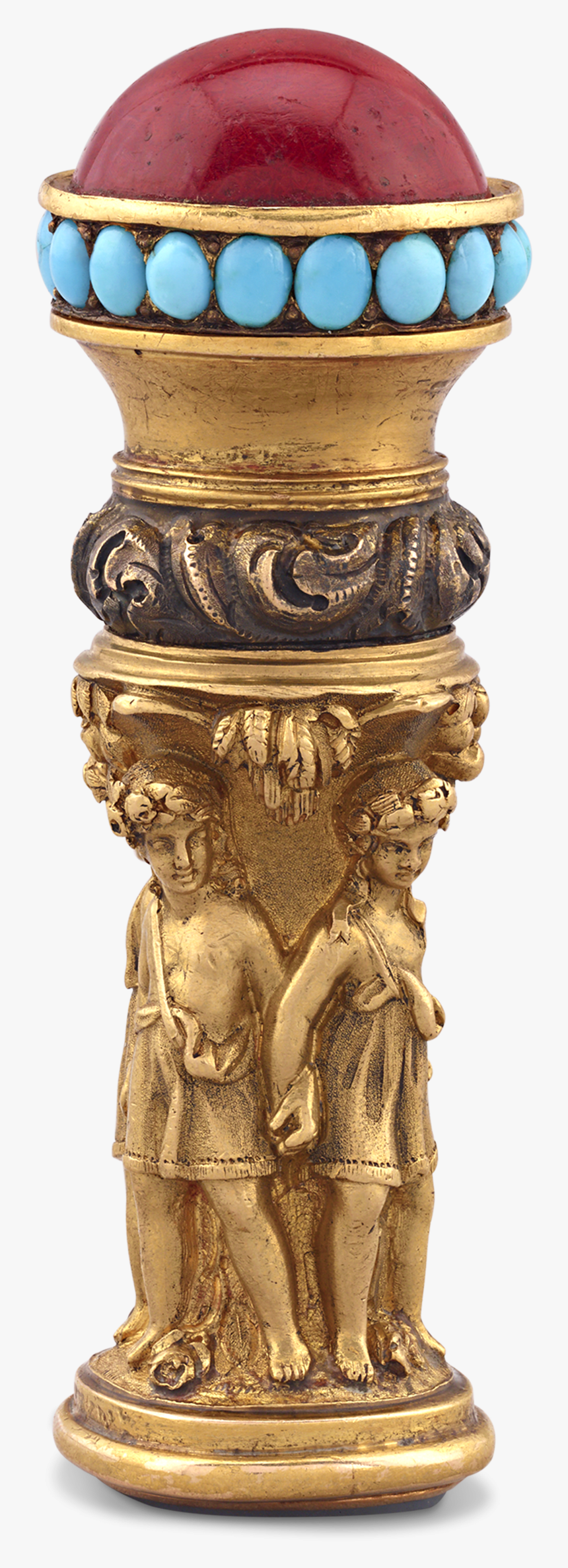 Georgian Neoclassical Gold Fob Seal - Antique, HD Png Download