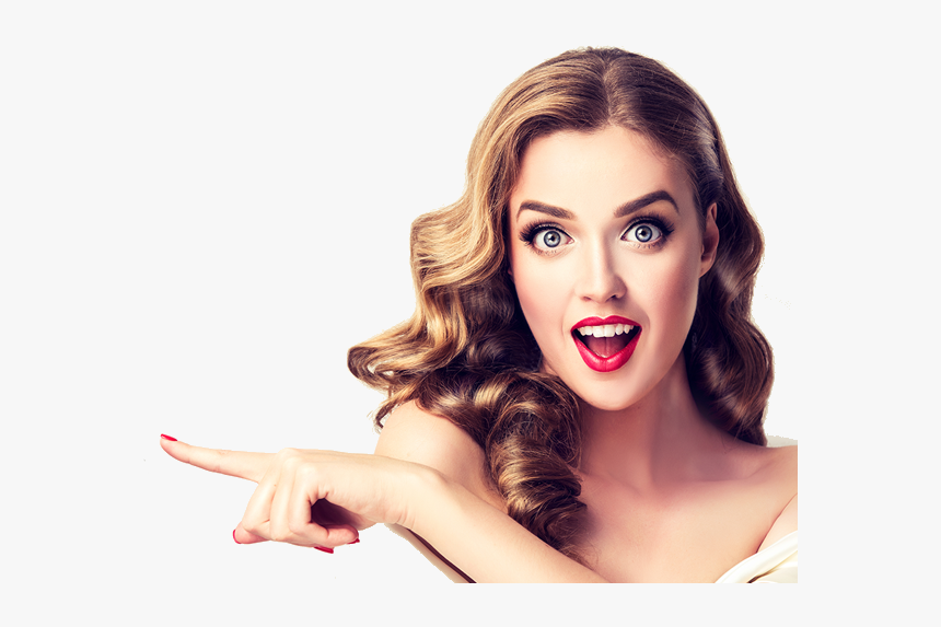 Surprised Girl Png Transparent, Png Download