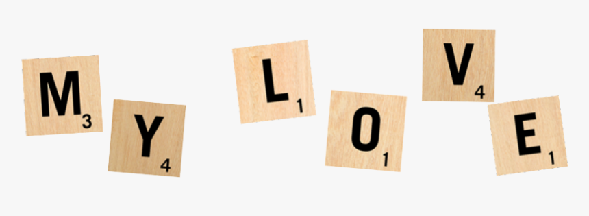 #scrabble #words #my #love #mylove #alphabet #aesthetic - Mylove Alphabet, HD Png Download