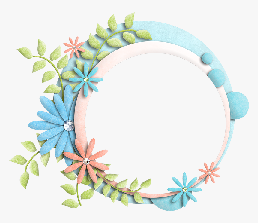 B *✿* Ocean Adventure - Floral Frame Transparent Background, HD Png Download