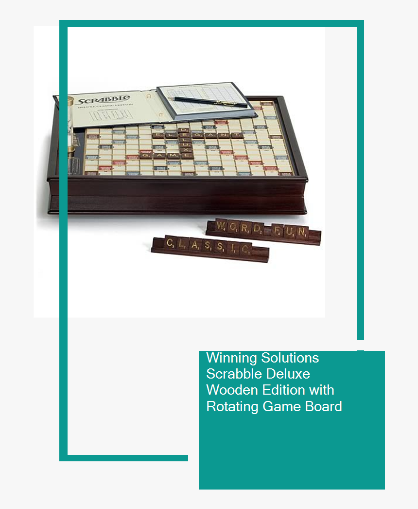 Scrabble Wooden Board India, HD Png Download