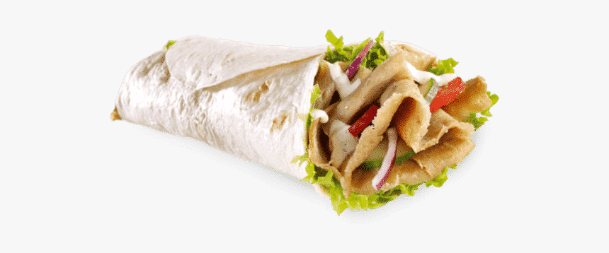 Lamb Donner Wrap - Fast Food, HD Png Download