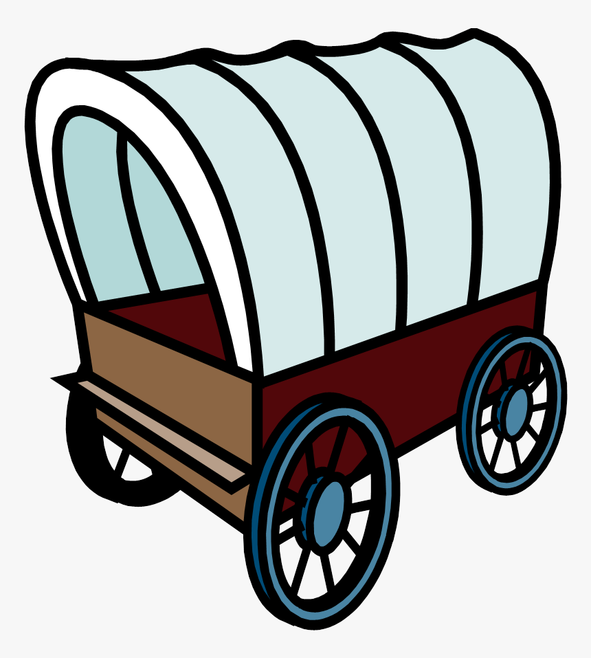 Gem Mining Cherokee County Oregon Trail Wagon Clipart, HD Png