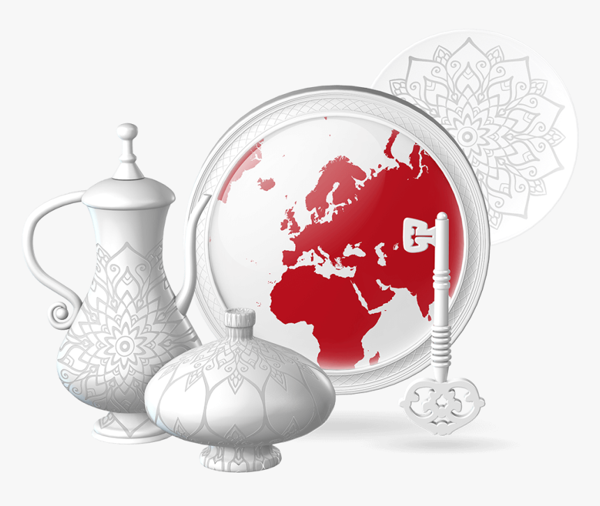 Jersey Finance - World Map Header, HD Png Download