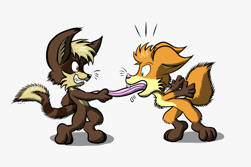 Transparent Cartoon Tongue Png - Pull Tongue, Png Download