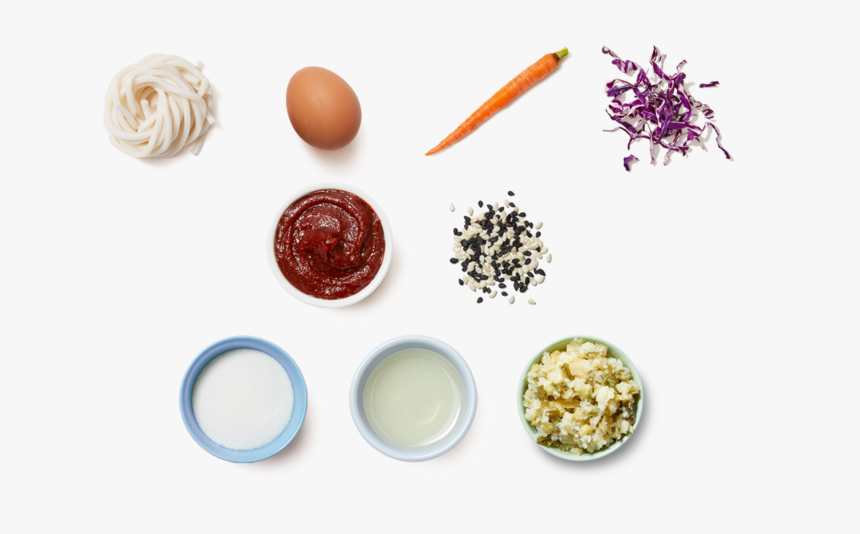 Sweet & Spicy Udon Noodles With Fried Eggs & Vegetables - Superfood, HD Png Download