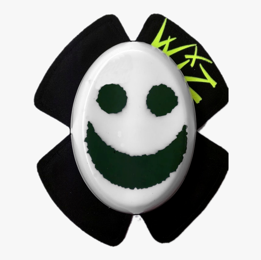 Green On White Smiley Face - Kneesliders Smiley, HD Png Download