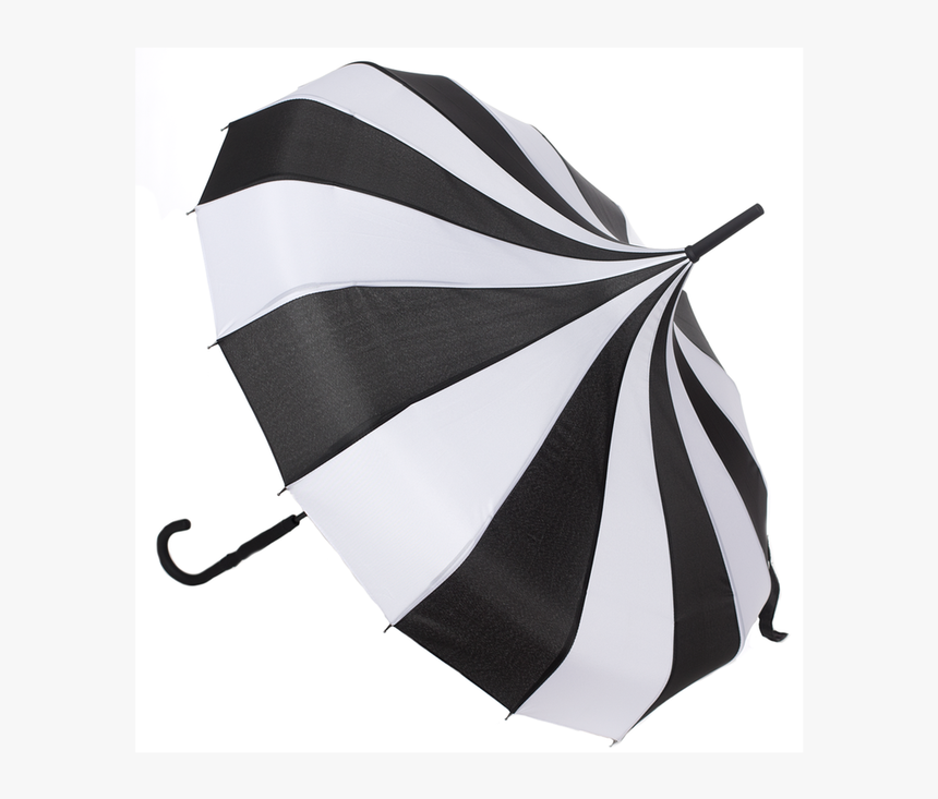 Black And White Pagoda Umbrella, HD Png Download