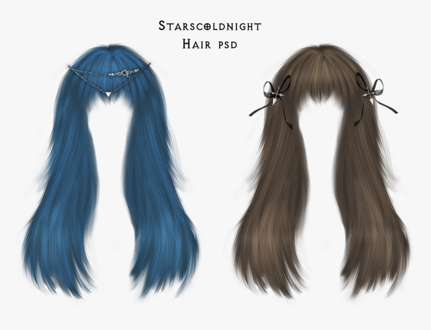 Thumb Image - Blue Hair For Photoshop, HD Png Download