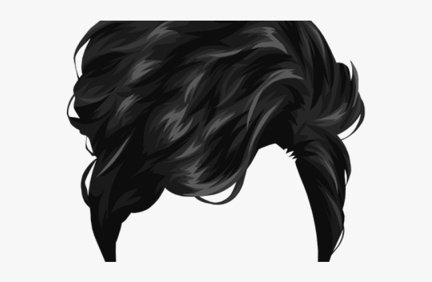 Long Hair Clipart Transparent Background - Png Hd Hair Boys, Png Download