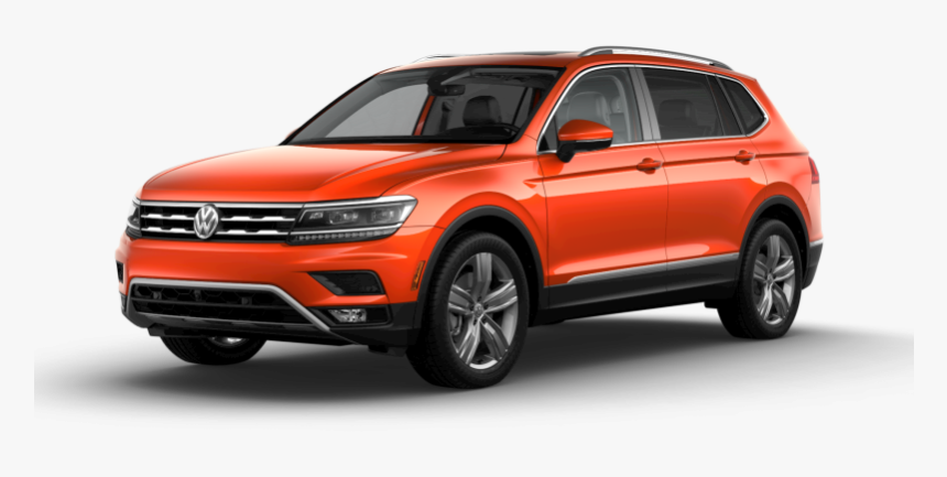 2019 Volkswagen Tiguan Habanero Orange - 2019 Vw Tiguan Colors, HD Png Download