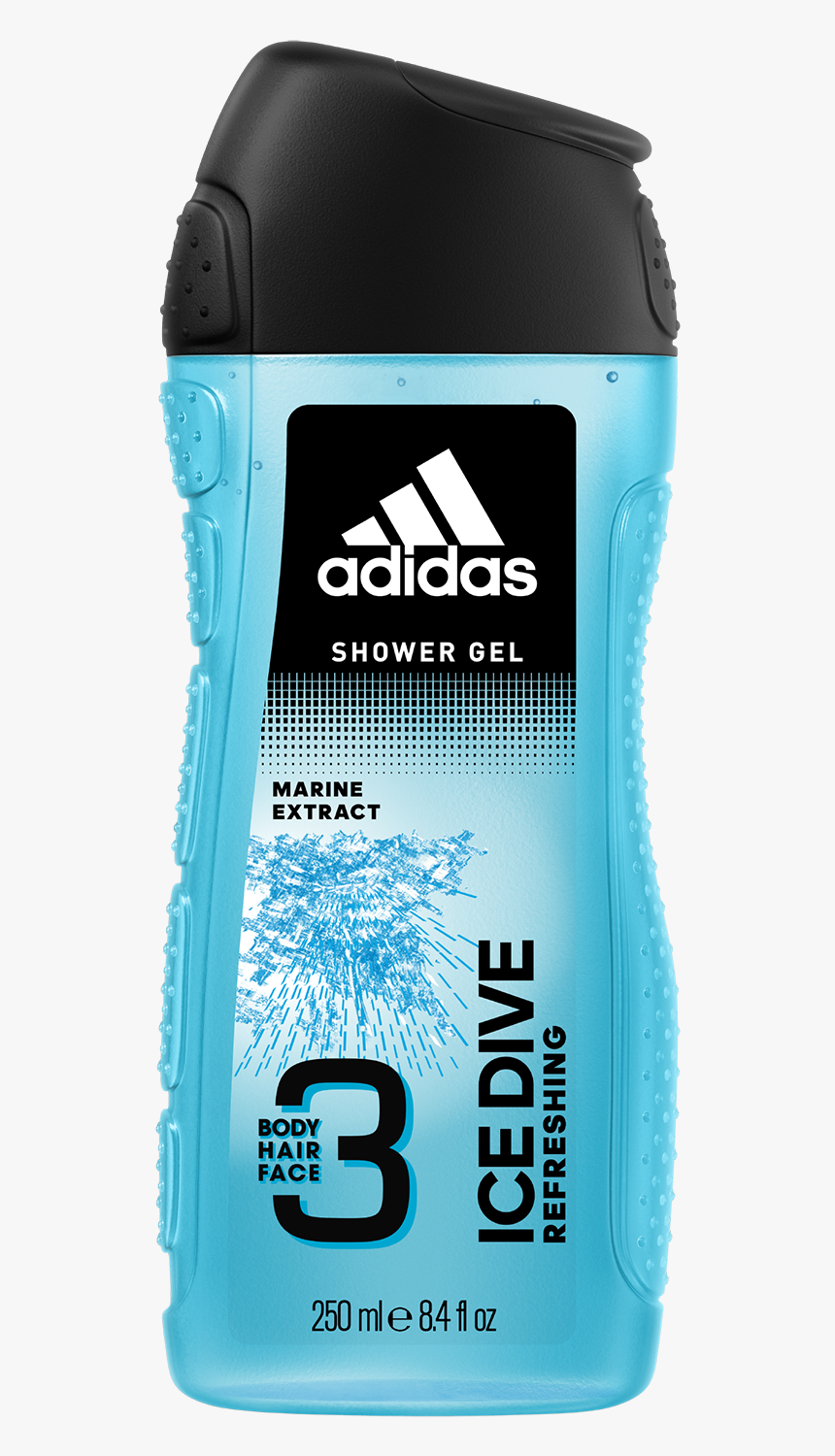 Ice Dive 3in1 Body, Hair And Face Shower Gel For Him, HD Png Download