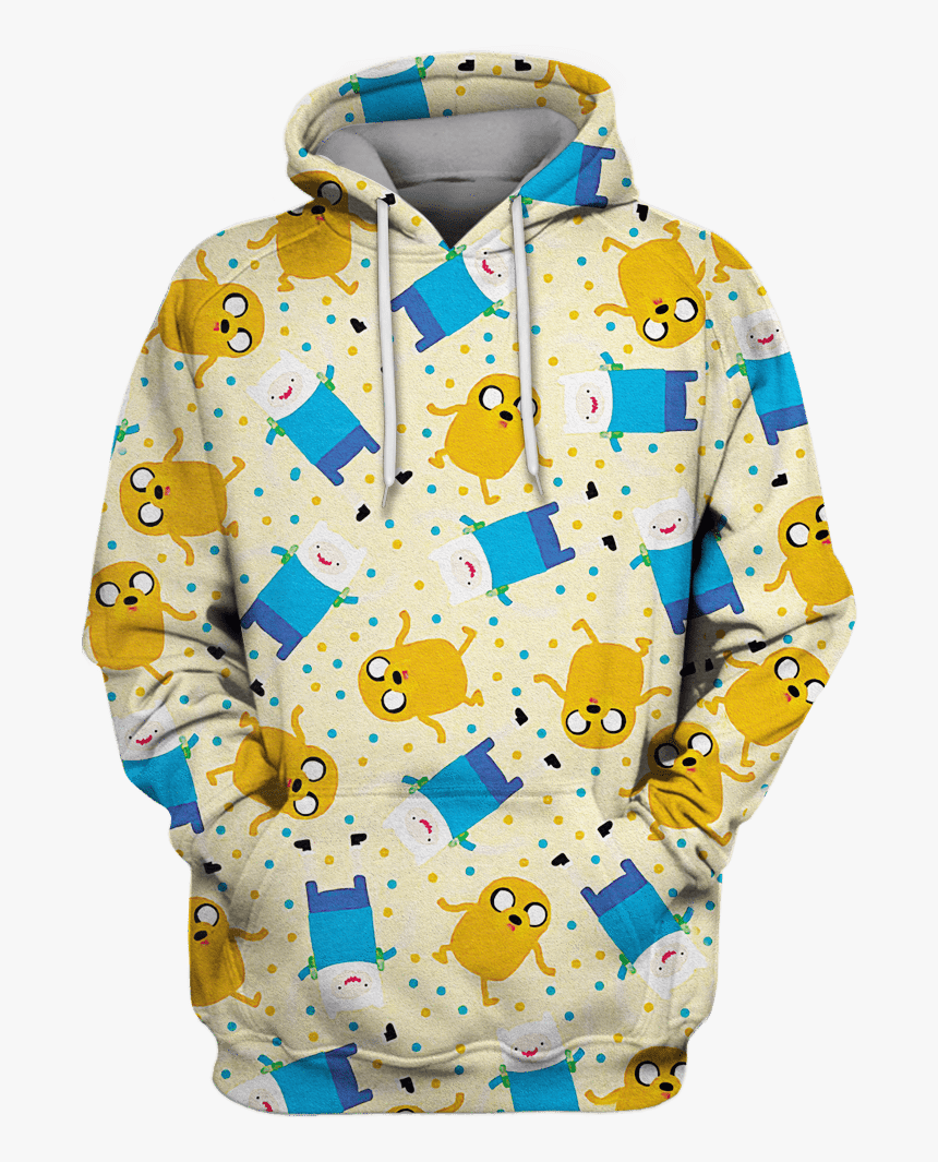 Gearhuman 3d Adventure Time Finn And Jake Custom T-shirt - Hoodie, HD Png Download