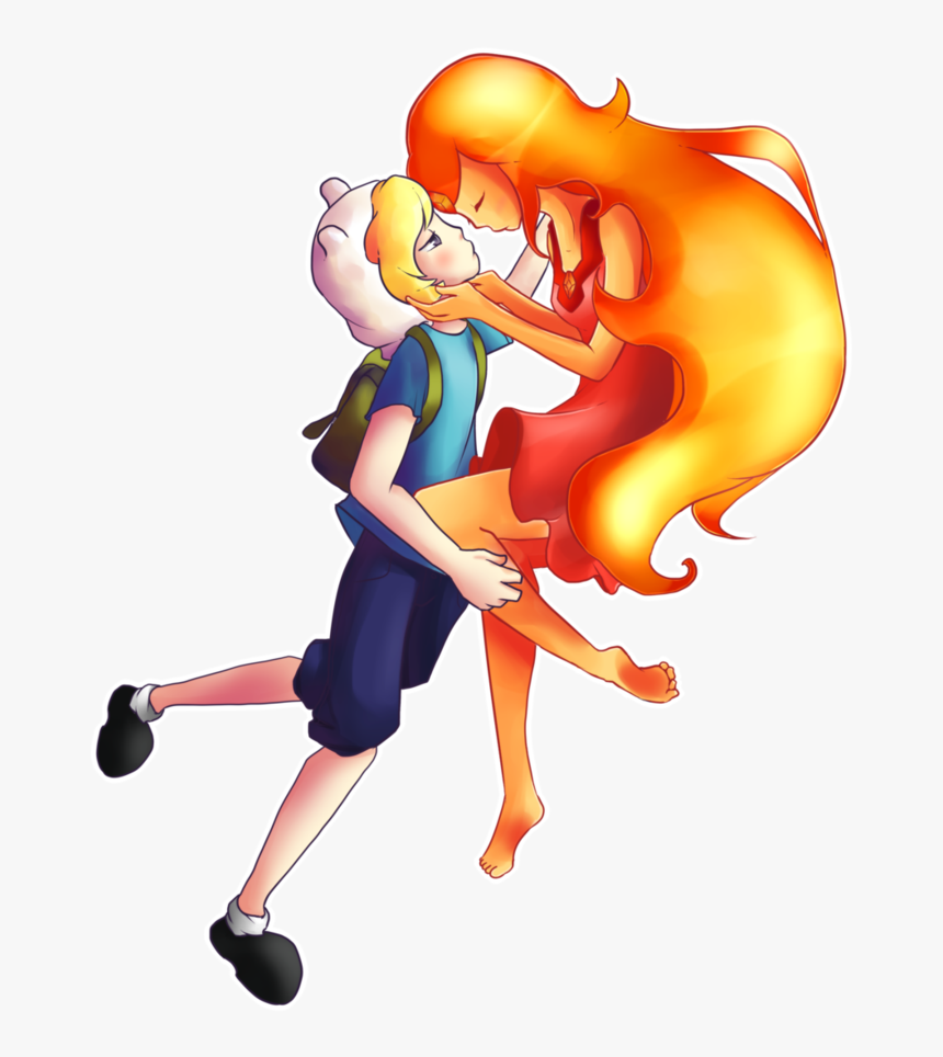 I Ll Always Love You, My Prince - Adventure Time Finn And Flame Princess Drawing, HD Png Download