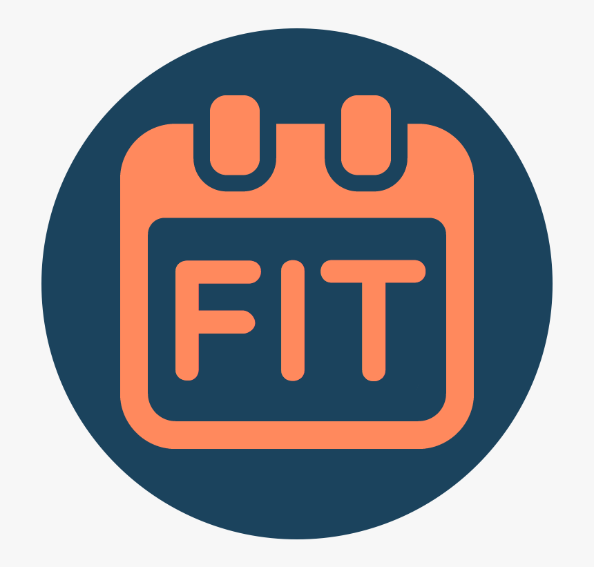 Calendarfit Logo Circle - Circle, HD Png Download