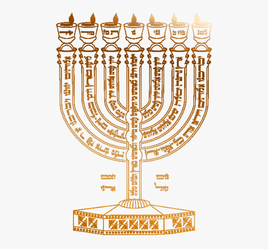 Transparent Menora Png - Hanukkah, Png Download