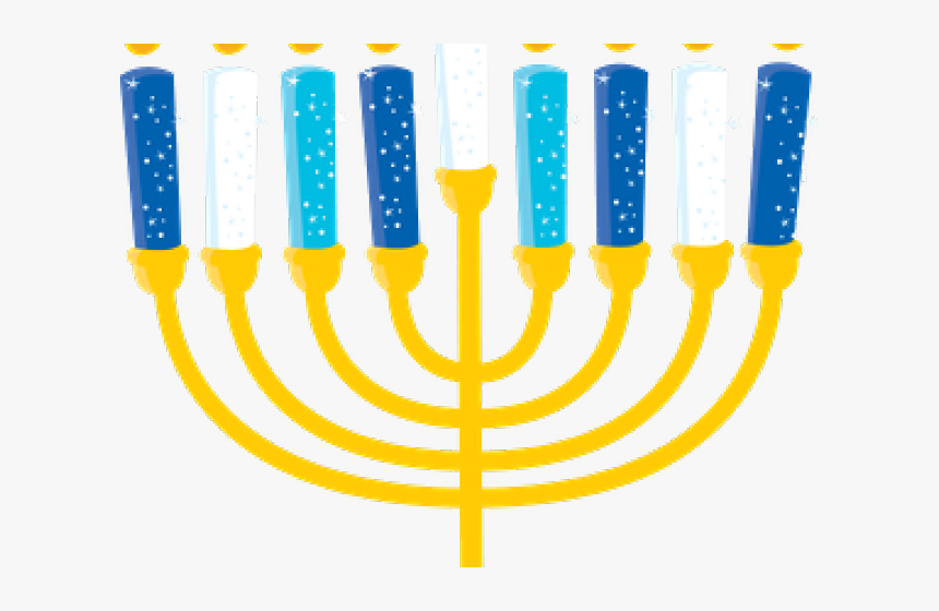Clip Black And White Library Menorah Pictures Free - Transparent Hanukkah Clip Art, HD Png Download