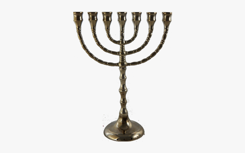 Klassische Menora, Silberfarben - Hanukkah, HD Png Download