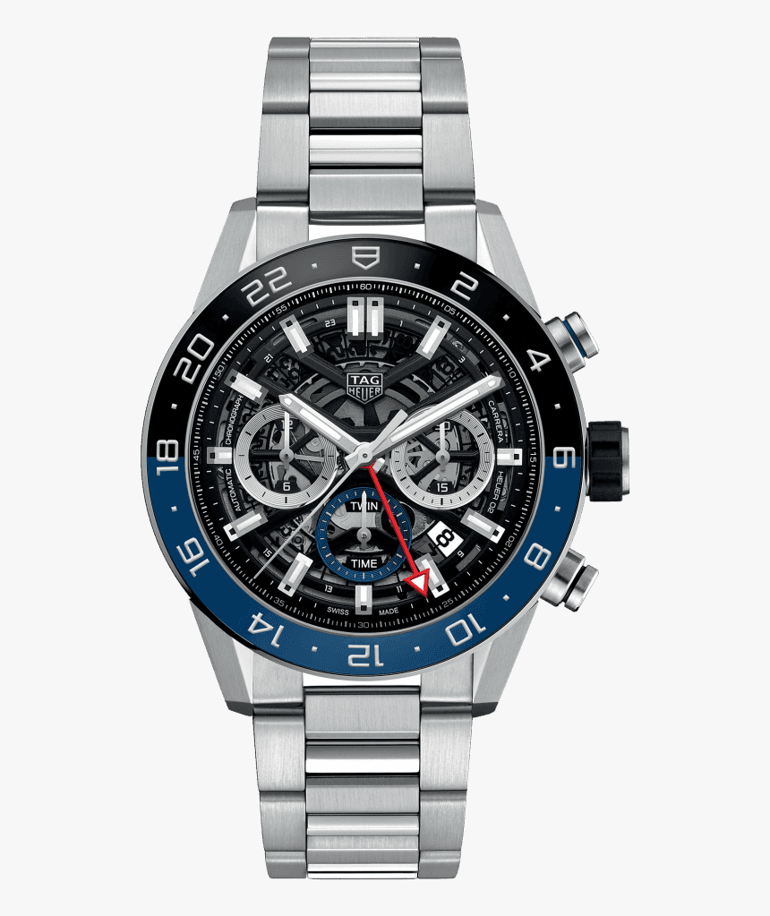 Tag Heuer Carrera Calibre Heuer 02 Automatic Chronograph - Tag Heuer 02 Gmt, HD Png Download
