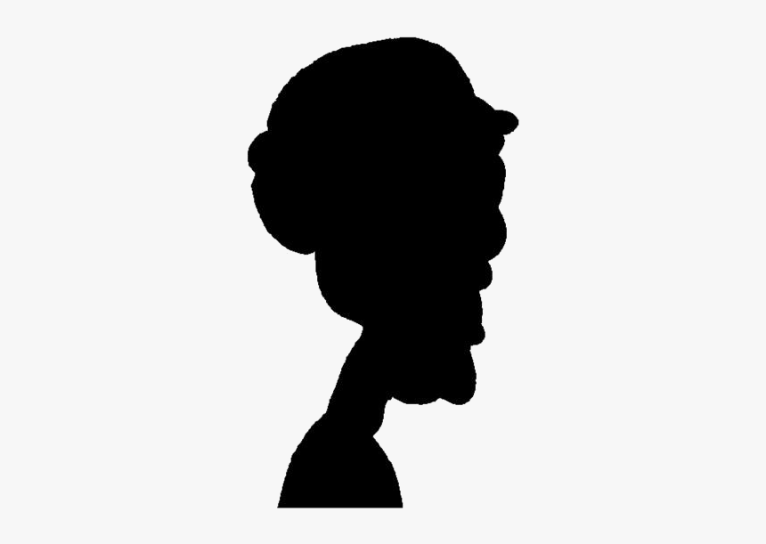 Old Woman Png Transparent Images - Лицо Силуэт Пнг, Png Download