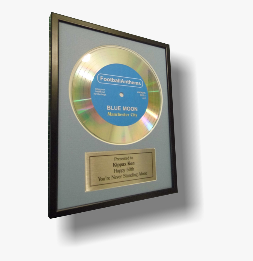 Didi Disc Presentation Silver Disc Black Frame - Commemorative Plaque, HD Png Download