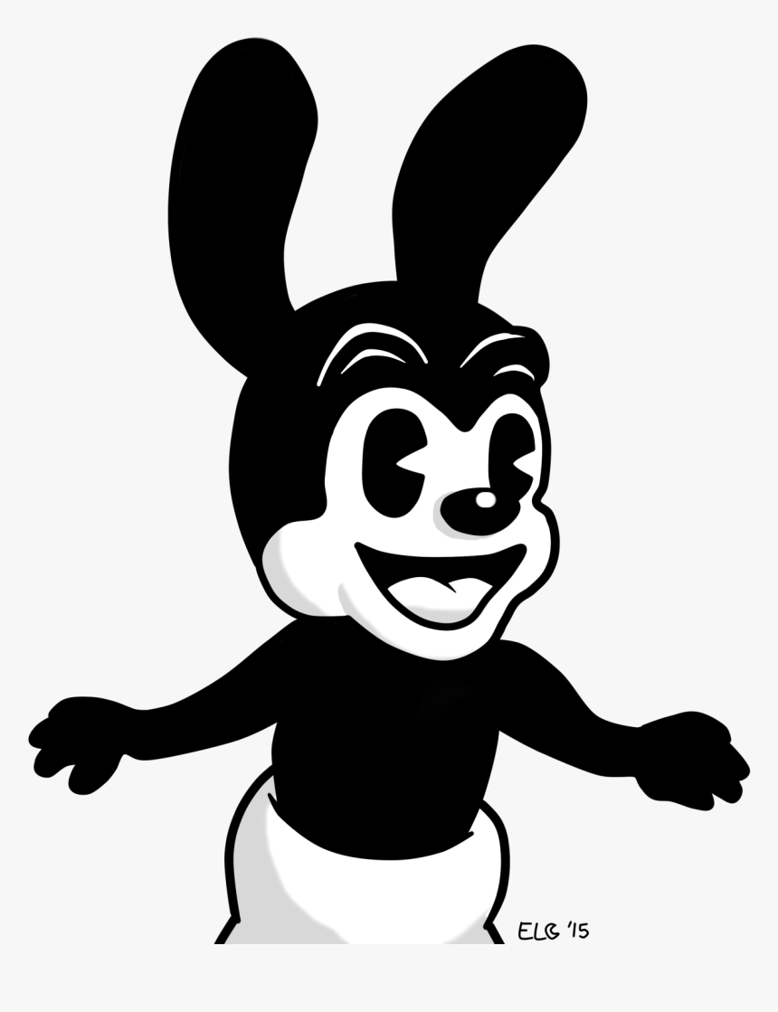 Here S An Old Disney Character, Oswald “the Lucky Rabbit - Really Old Disney Characters, HD Png Download