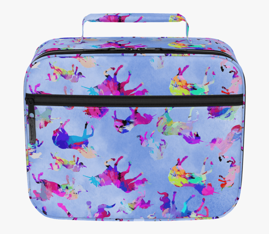Watercolor Unicorns Lunchbox - Briefcase, HD Png Download