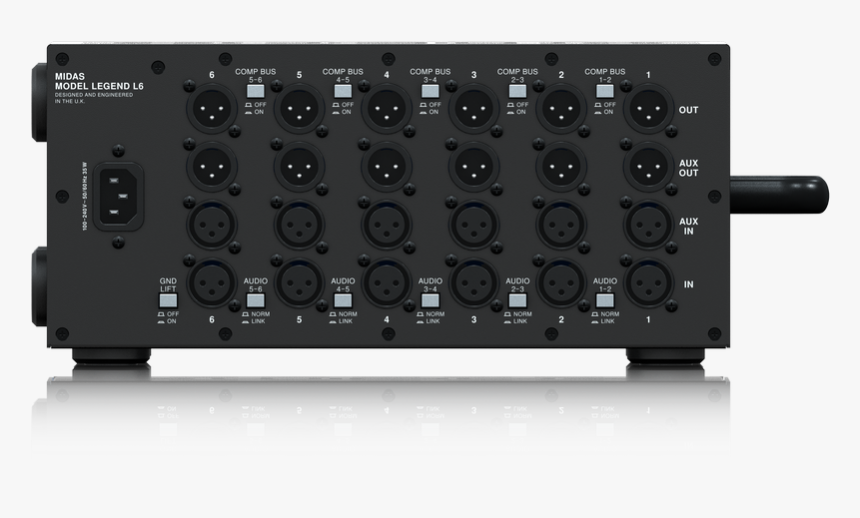 Midas L6 500 Series 6 Space Lunchbox - Legend L6 Rackmount Chassis, HD Png Download