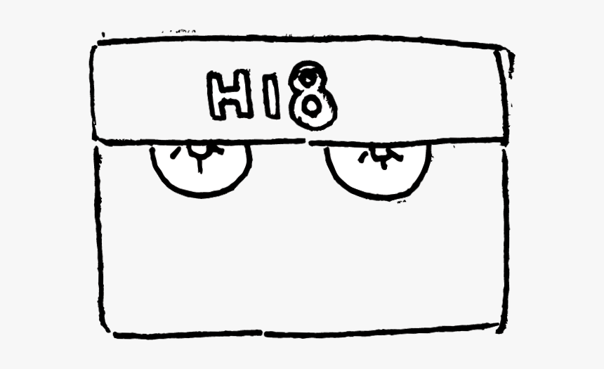 Video Clipart Vhs Tape - Line Art, HD Png Download