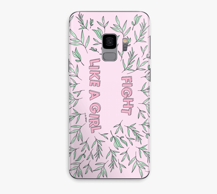 Fight Like A Girl Skin Galaxy S9 - Sketch, HD Png Download