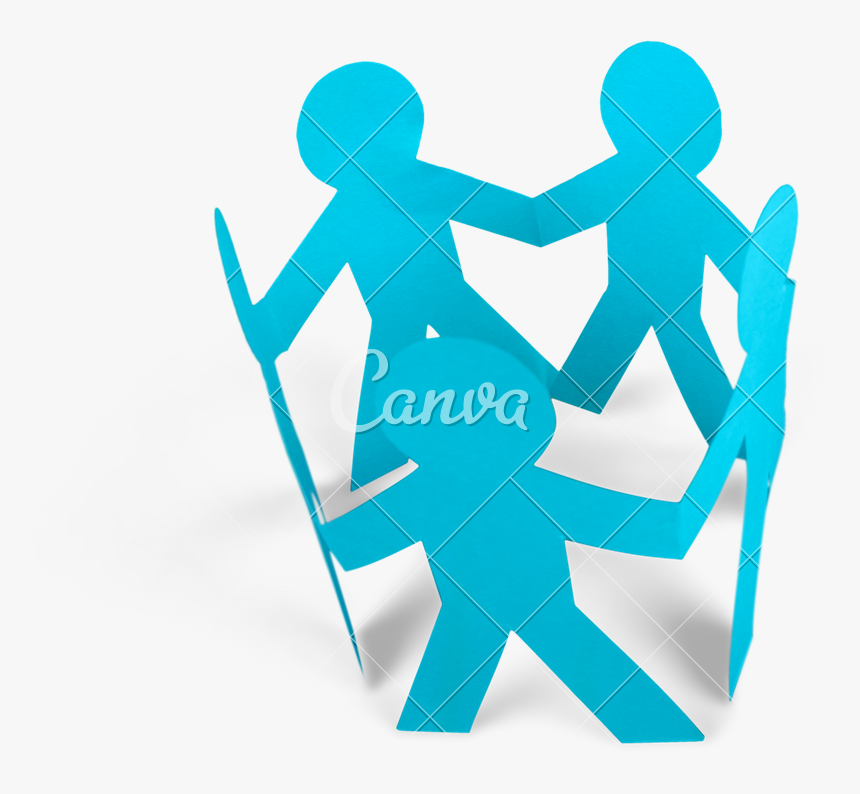 People Holding Hands In A Circle - Illustration, HD Png Download
