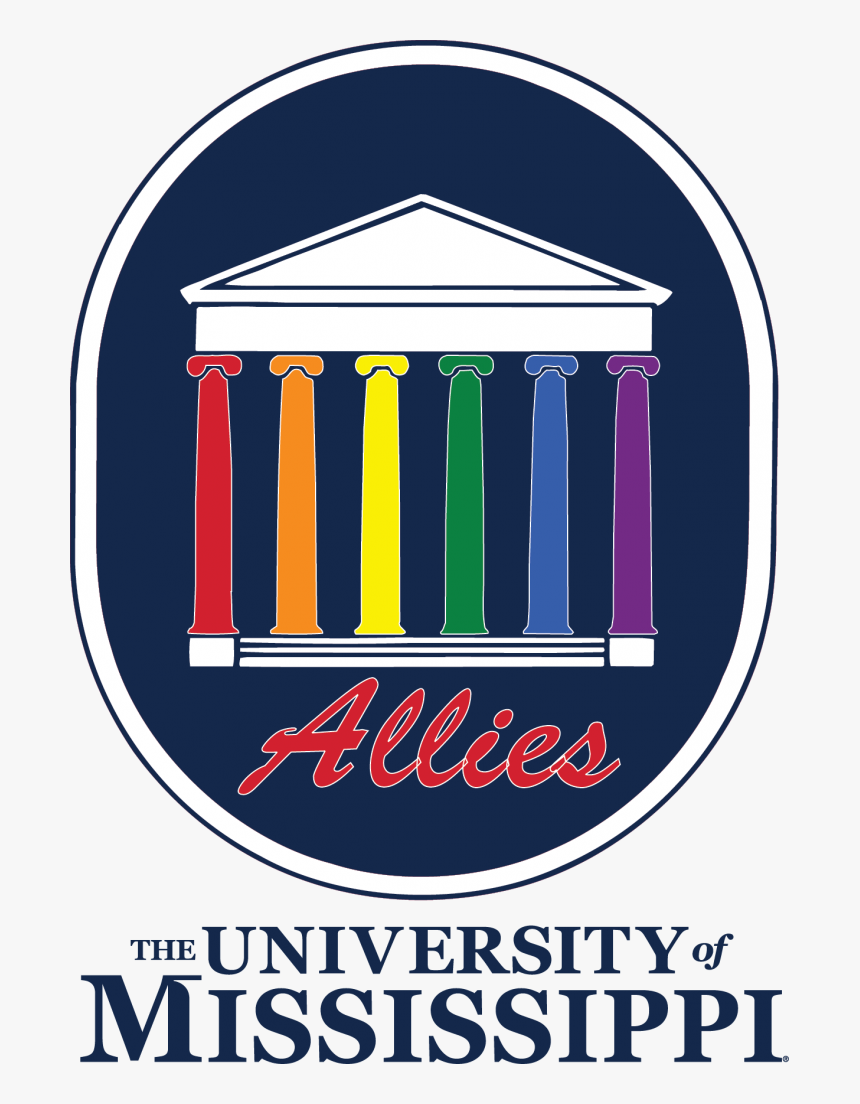 Allies Logo With Rainbow Colored Columns On The Lyceum - Poster, HD Png Download