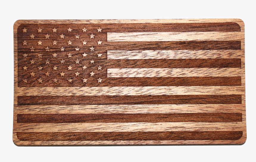 Wooden American Flag Sticker, HD Png Download