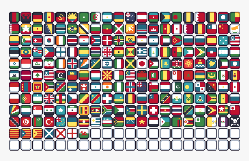 Scotland Flag Pixel Art, HD Png Download