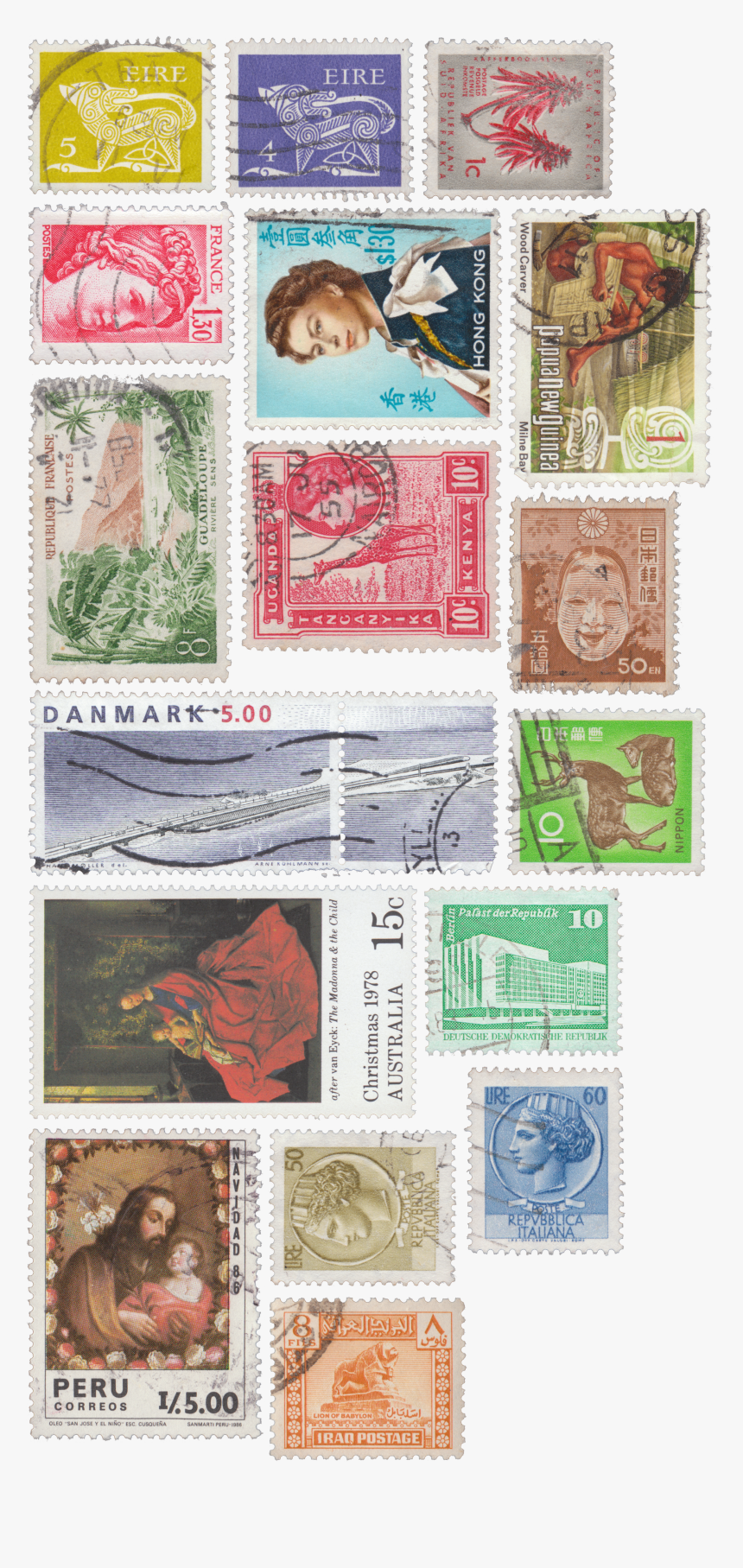 V - 1 - 8 13331 - 0 Kbyte, Postage Stamps - U - Postage Stamps, HD Png Download