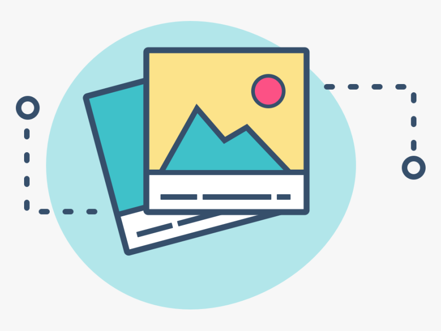 Spot Illustration Iconography Icon Website Polaroid - Iconography Graphic Design, HD Png Download