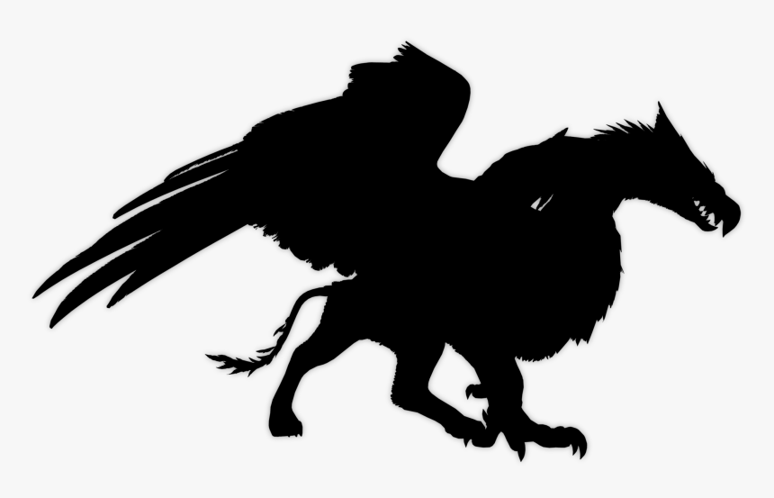 Creature Silhouette - Dragon's Dogma Griffin, HD Png Download