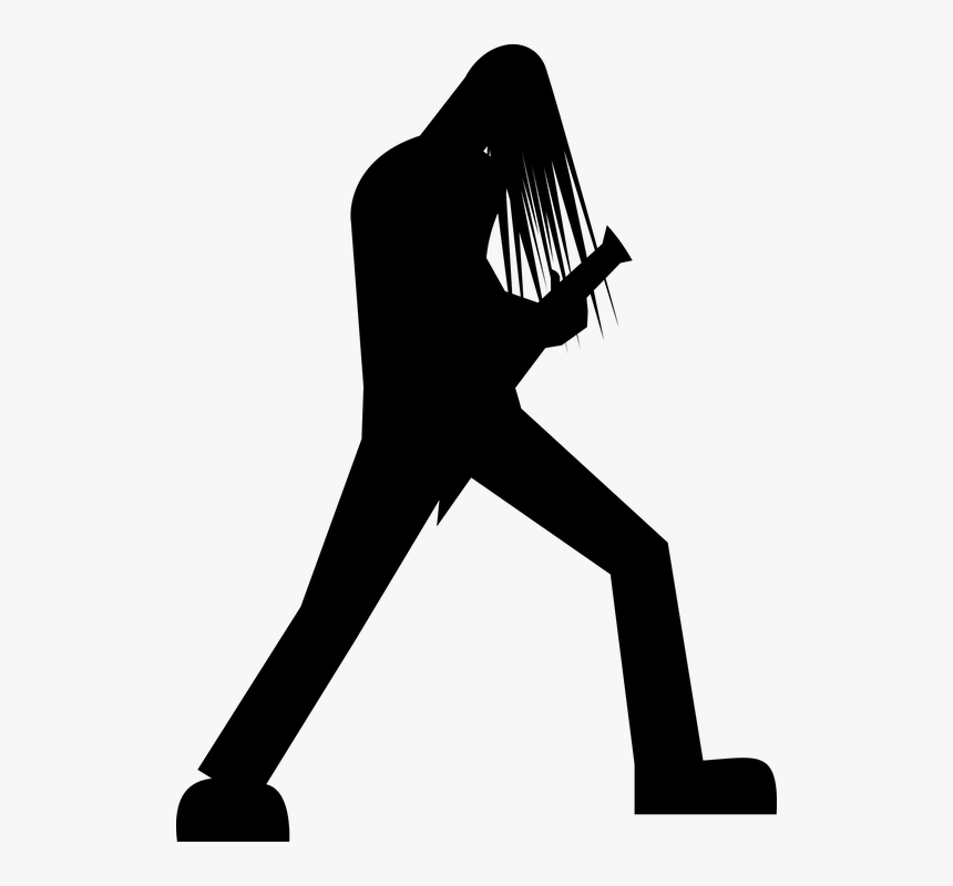Guitar, Guitarist, Rocker - Guitarrista Metal Vector Png, Transparent Png