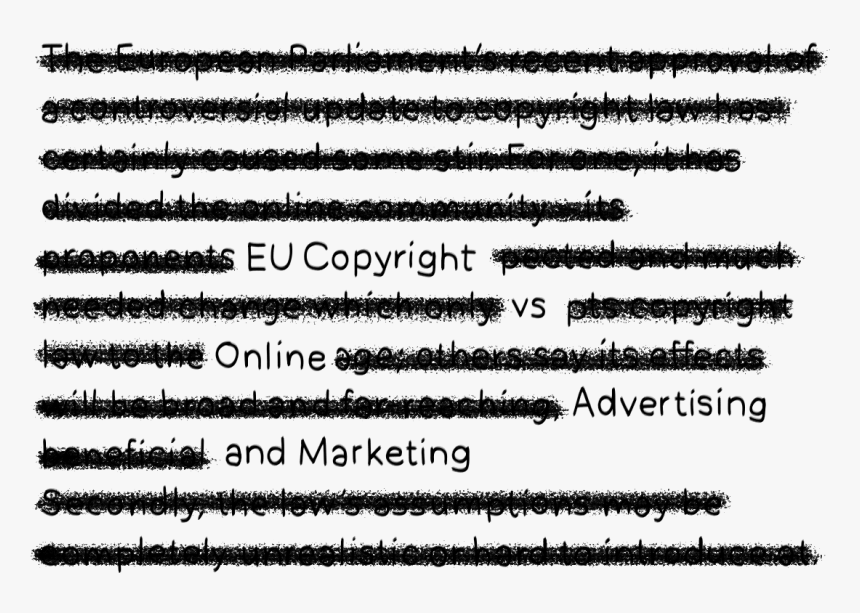 What The Eu Copyright Law Means For Online Advertising - Parallel, HD Png Download