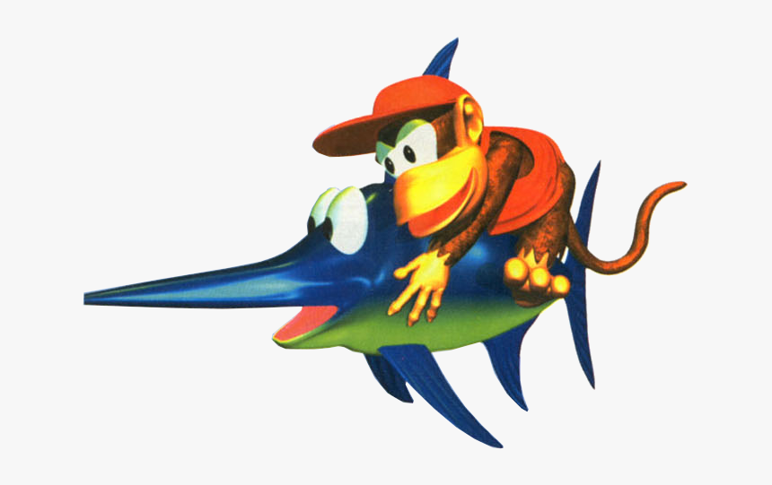 Donkey Kong Country Enguarde, HD Png Download