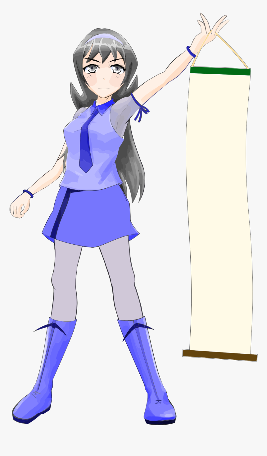 Anime Girl Cola Mateya Clip Arts - Anime Girl 3 Clipart, HD Png Download