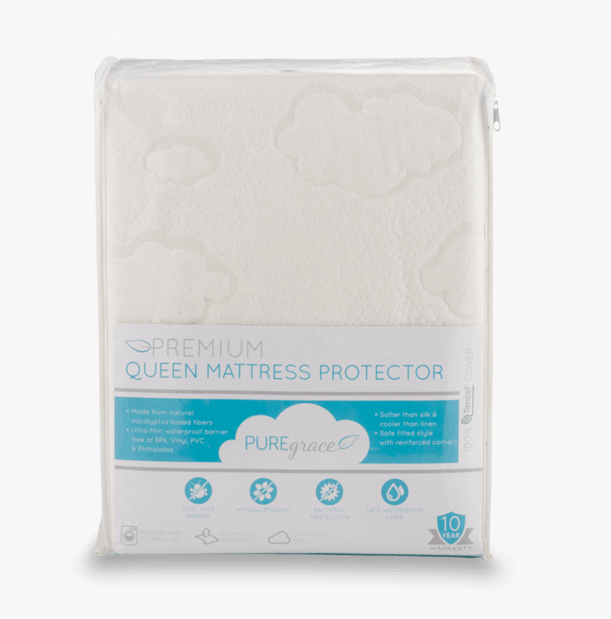 Waterproof Queen Mattress Protector - Case, HD Png Download