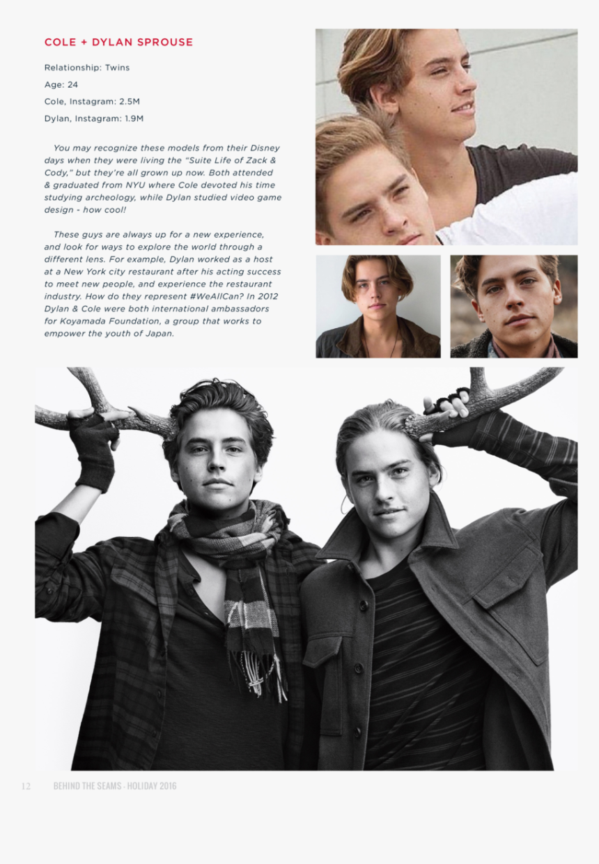 Dylan And Cole Sprouse American Eagle, HD Png Download