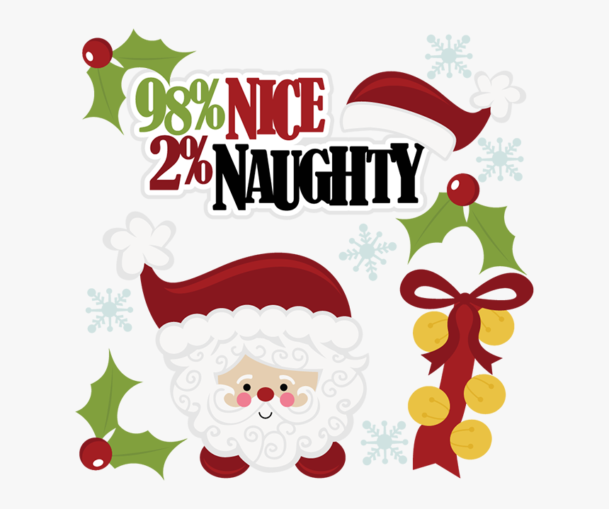 Naughty And Nice Christmas Clipart Free, HD Png Download