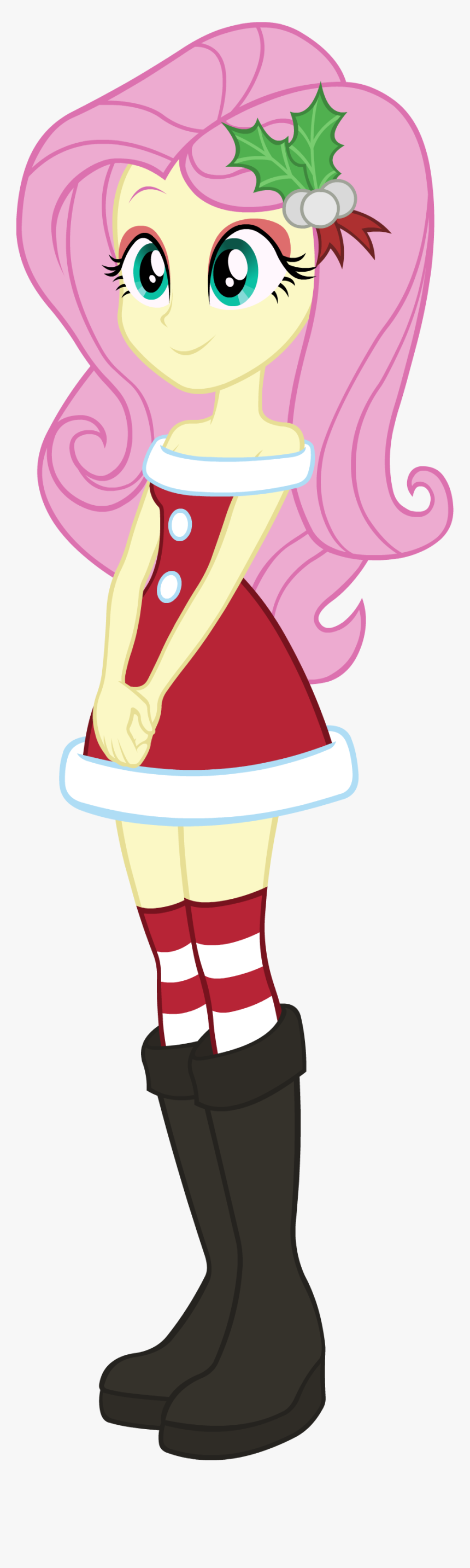 Mlp Eg Christmas Fluttershy, HD Png Download