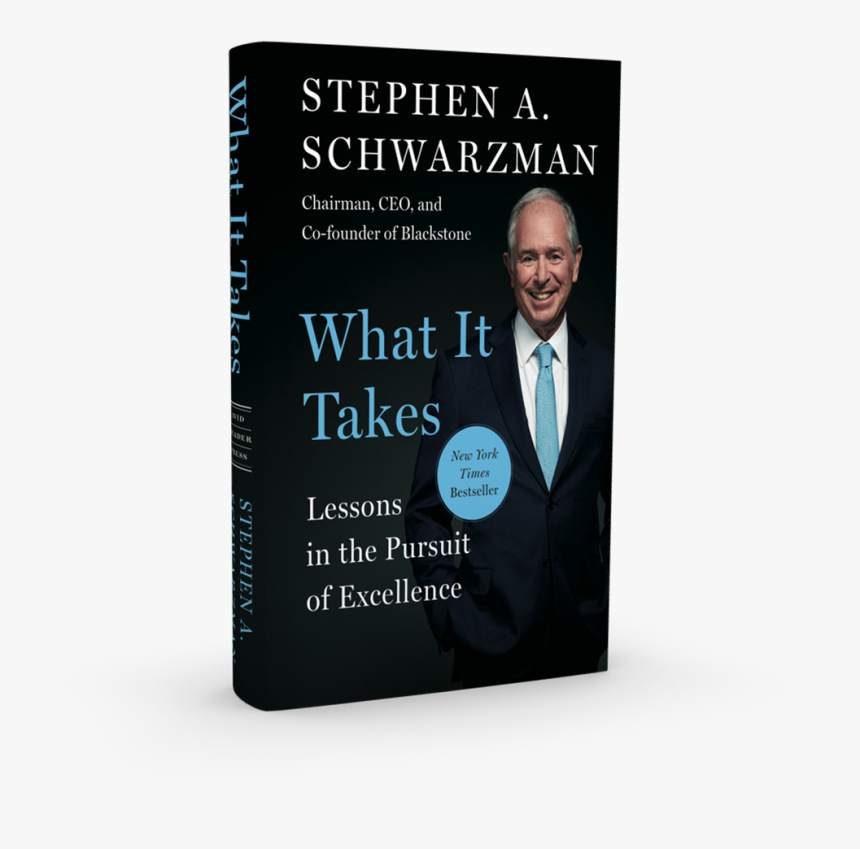 Stephen Schwarzman What It Takes Book Cover - Armani, HD Png Download