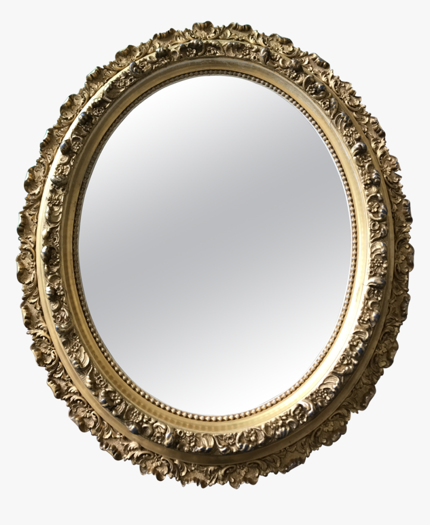 Oval Mirror Png, Transparent Png