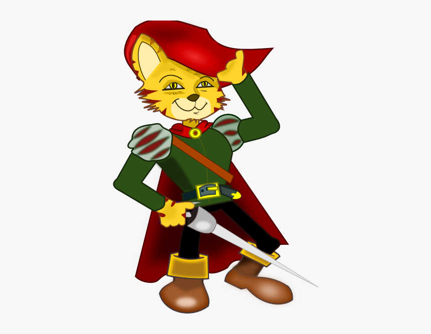 Gato De Botas 555px - Puss In Boots Clipart, HD Png Download