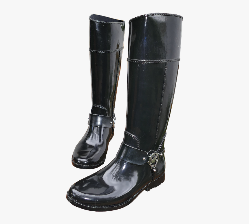 Botas De Goma, Cargadores De Las Mujeres, Negro, Botas - Rubber Boots Transparent Background, HD Png Download